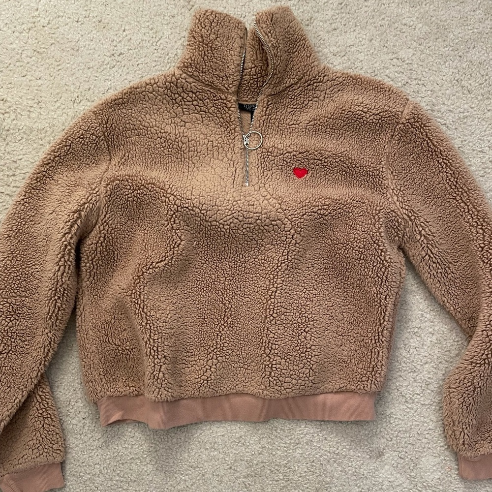 Brown Quarter Zip - image 1